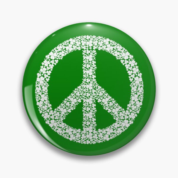 Artikelvorschau, Shamrock Peace Sign St. Patrick's Day Peace Symbol Shamrock Gear entworfen und verkauft von DynamicDesign.
