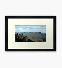 Three Sisters, Blue Mountains Australia Framed Print