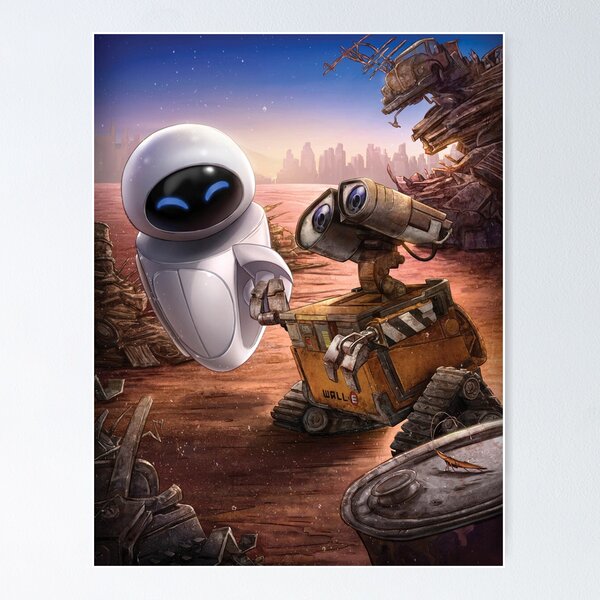 Wall E And Eve Wall Art for Sale