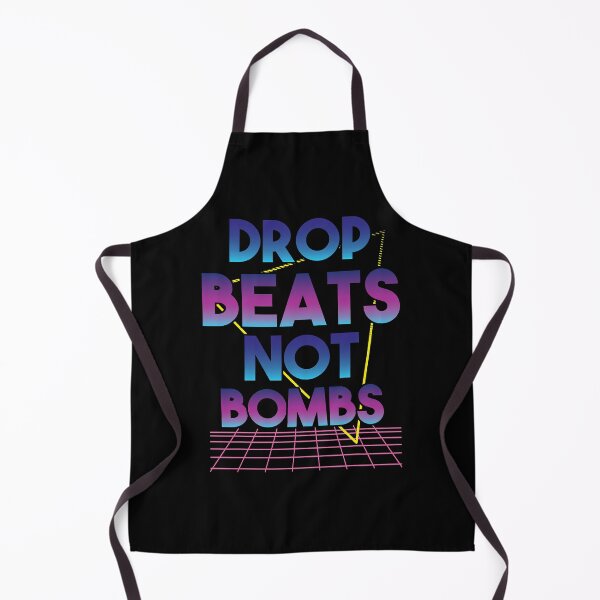 Item preview, DJ shirts for men Drop Beats Not Bombs designed and sold by MarisSterling.