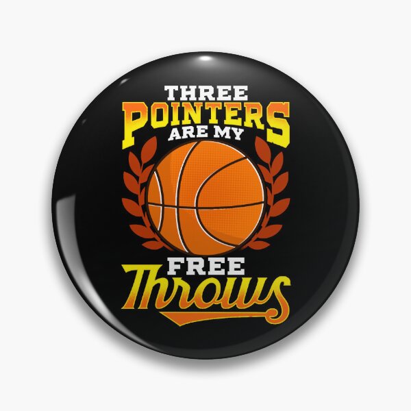 Item preview, Funny Three Pointers Are My Free Throws Basketball designed and sold by AlabaThilo.