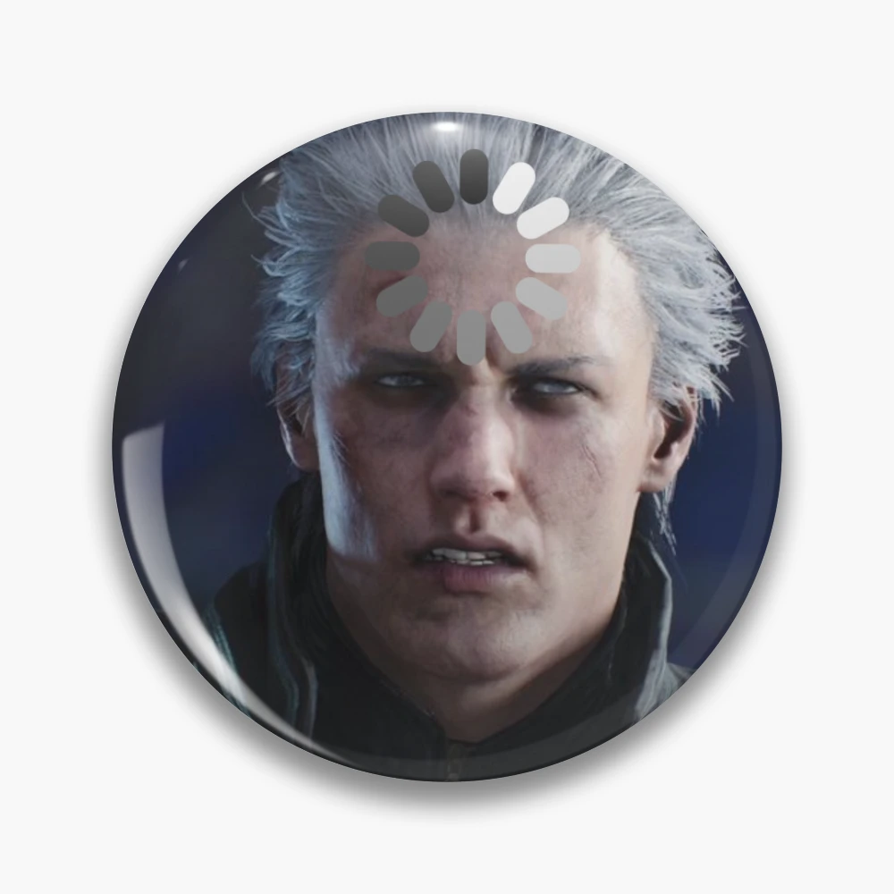 Vergil is loading  Pin for Sale by GrimmLetters