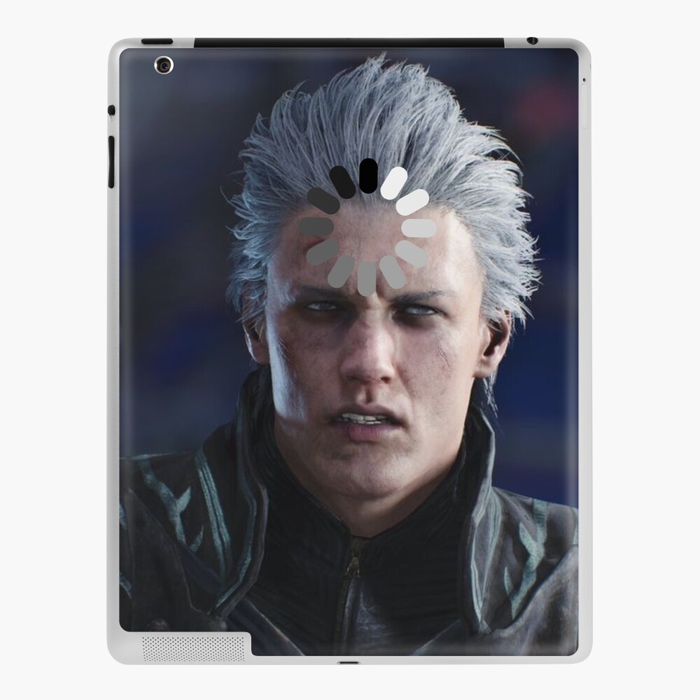 Vergil Devil May Cry funny face meme iPad Case & Skin for Sale by  KefrostDs