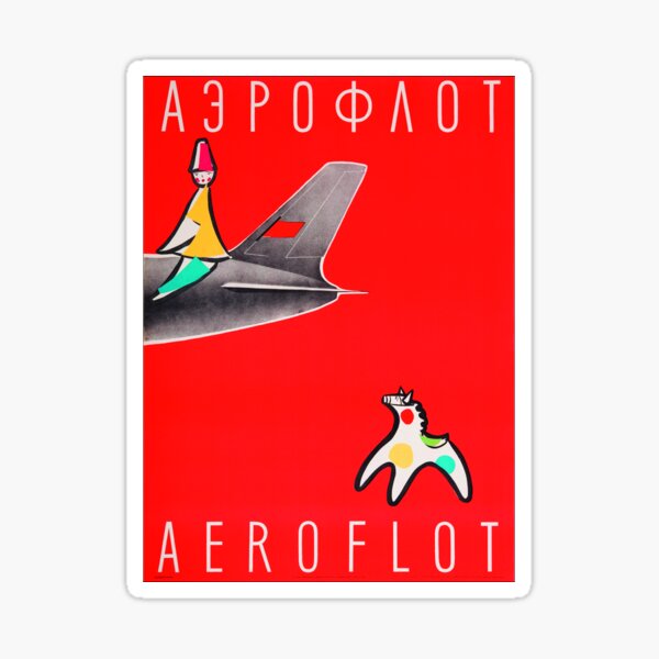 NOUVEAU NEUF Russian Airlines A320neo AIRBUS STICKER AUTOCOLLANT Aeroflot 
