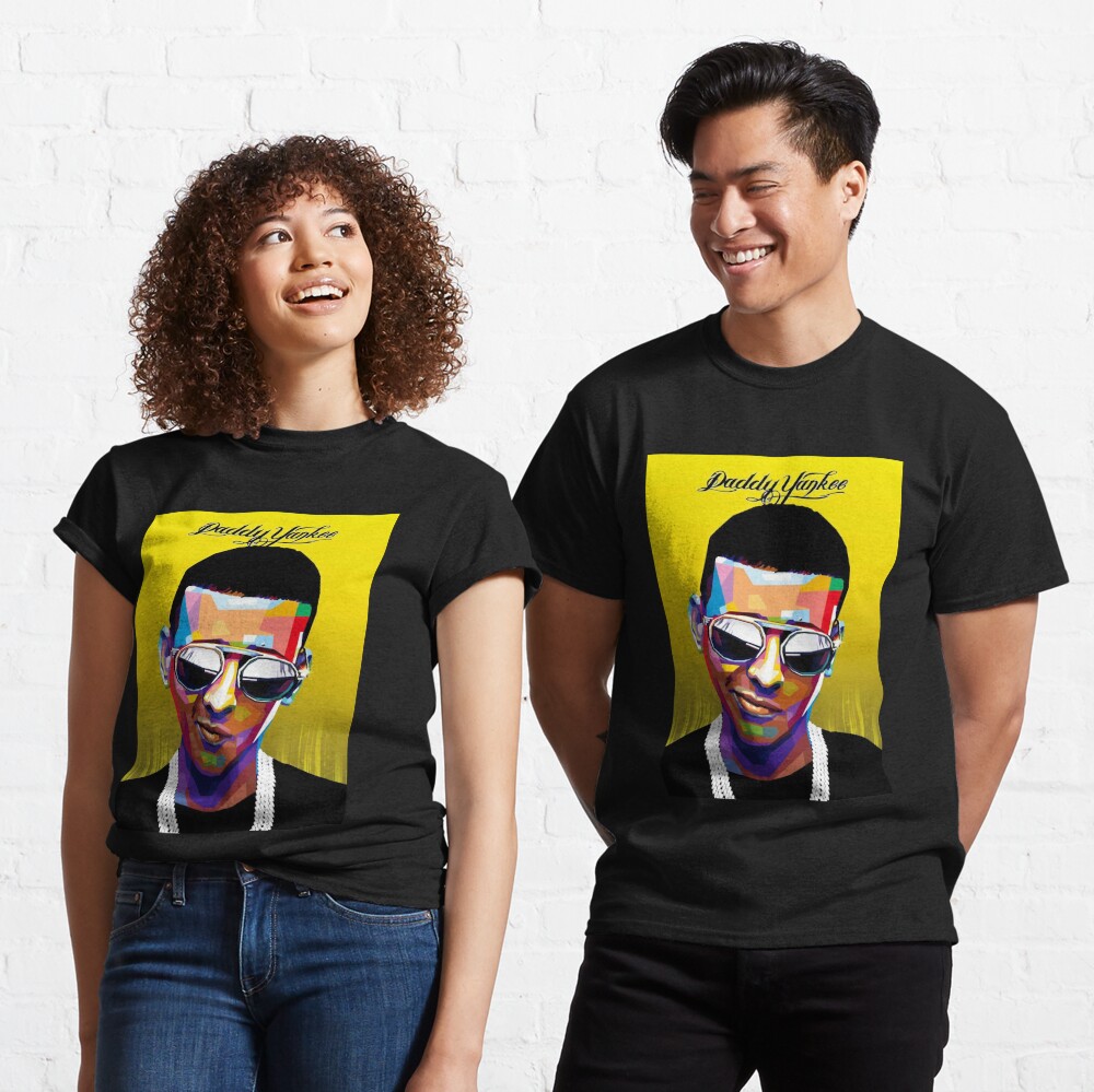 Daddy Yankee Golden Glitter Gift For Fan Shirt