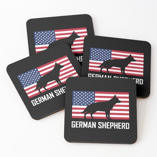 Item preview, German Shepherd American Flag designed and sold by AlabaThilo.