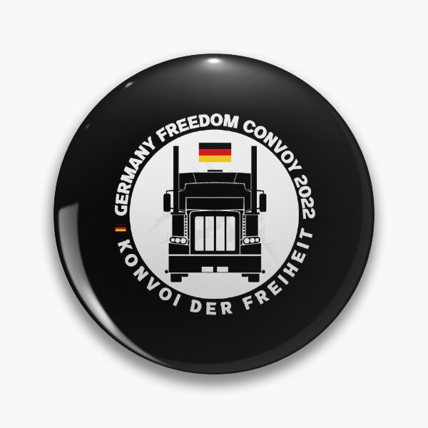 Item preview, GERMANY freedom convoy 2022 Round designed and sold by AlabaThilo.