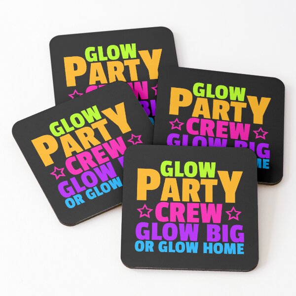 Aperçu de l'œuvre Glow Party Crew Glow Big ou Glow Home créée et vendue par AlabaThilo.