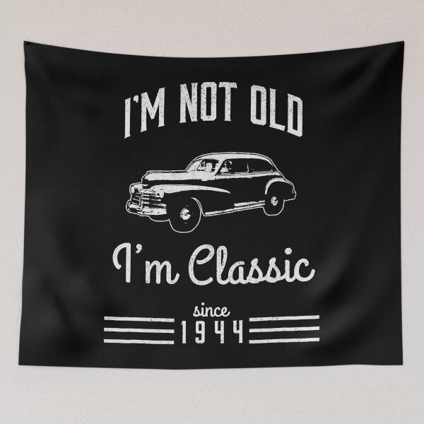 Item preview, Not Old Classic Car T-Shirt 77th Birthday Gift 1944 designed and sold by MarisSterling.