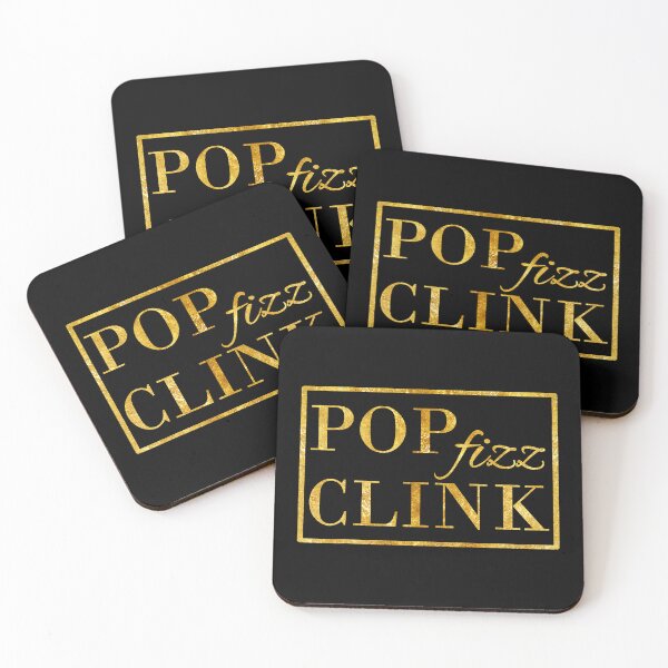 Item preview, Pop Clink Fizz Drink Happy New Year New Years Eve designed and sold by MarisSterling.