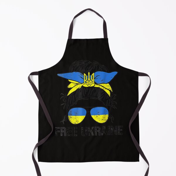 Item preview, Ukrainian Flag, Ukraine Pride Women Messy Bun Free Ukraine designed and sold by LauraNeyJr.