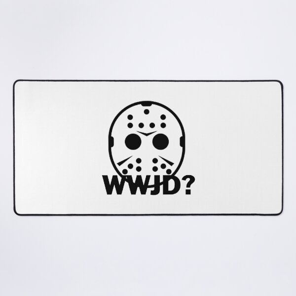 Item preview, WWJD What Would Jason Do Funny Horror Movie designed and sold by MarisSterling.