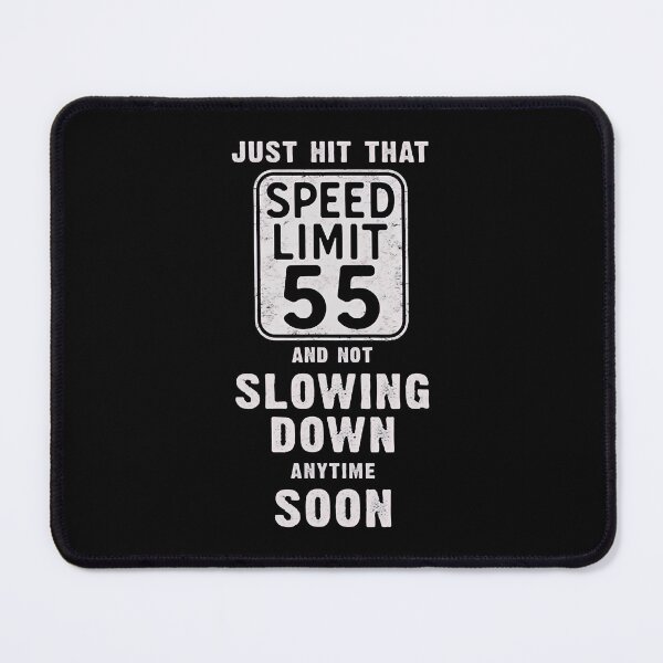 Item preview, Happy 55th Birthday with Speed Limit Sign 55 designed and sold by AlabaDiallo.
