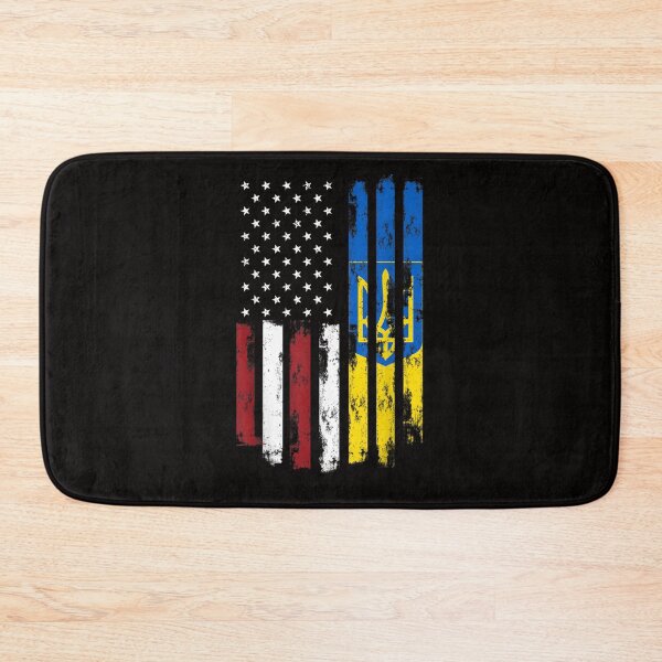 Item preview, Ukrainian American Flag Usa Ukraine Roots designed and sold by LauraNeyJr.