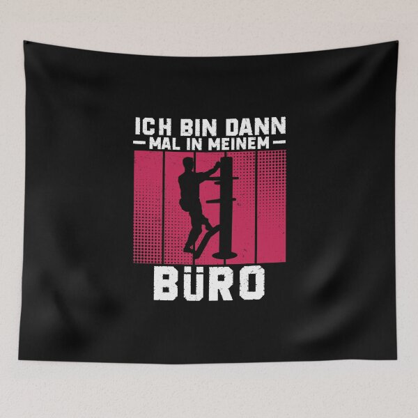 Item preview, Wing Chun Ich Bin Dann Mal In Meinem Büro Martial Arts designed and sold by StrongShirts.