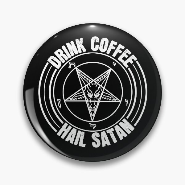 Artikelvorschau, Drink Coffee Hail Satan Satanist Devil Worship Coffee Lover Gear entworfen und verkauft von DynamicDesign.