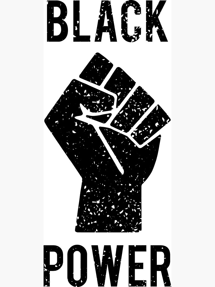 "Black Power Fist" Art Print by almosthillwood | Redbubble