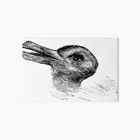 Duck or Rabbit Art Board Print