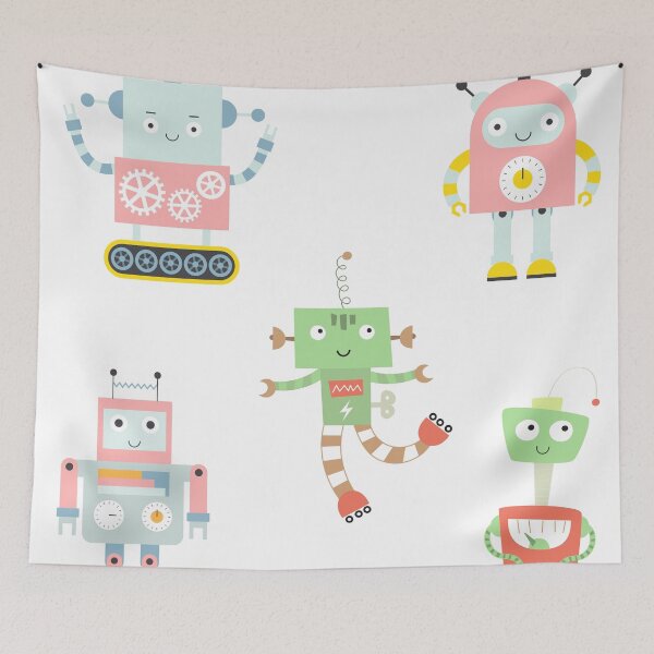Item preview, Cute Robots designed and sold by AllCDESIGNS.