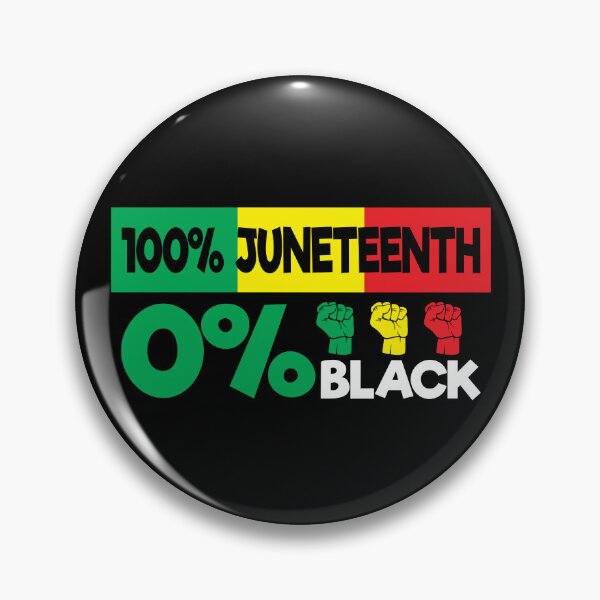 Item preview, 100 Percent Juneteenth 0 Percent Black Juneteenth Gear designed and sold by DynamicDesign.