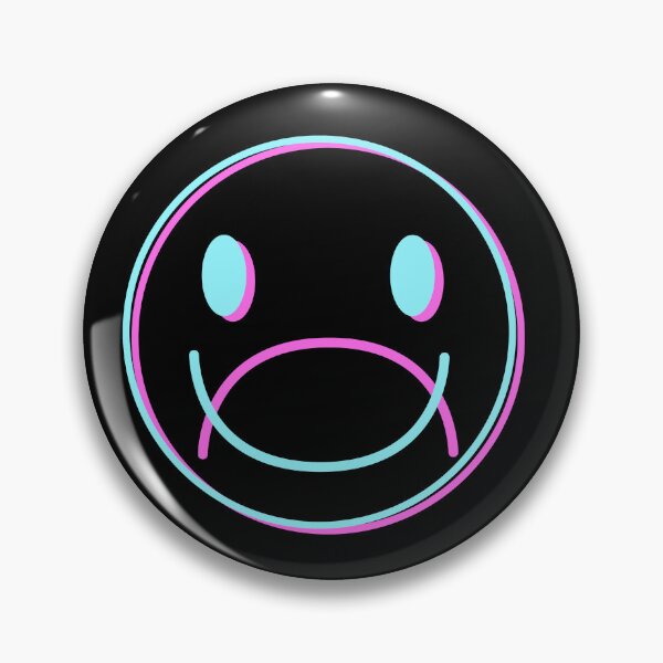 Item preview, Vaporwave Happy Or Sad Smiley Face Trippy Emoticon Gear designed and sold by DynamicDesign.