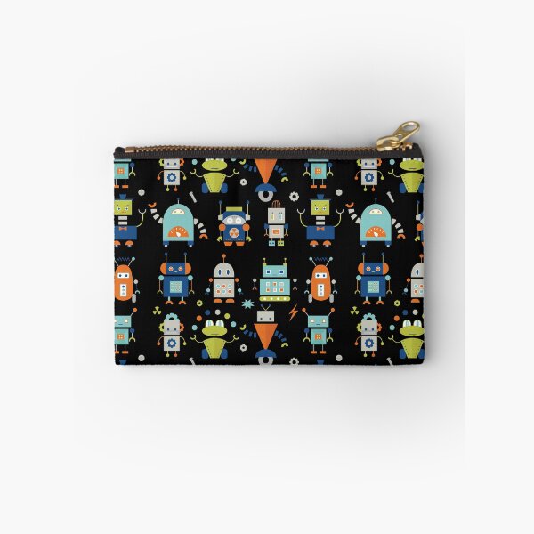 Item preview, Robots Pattern Black designed and sold by StudioShine.