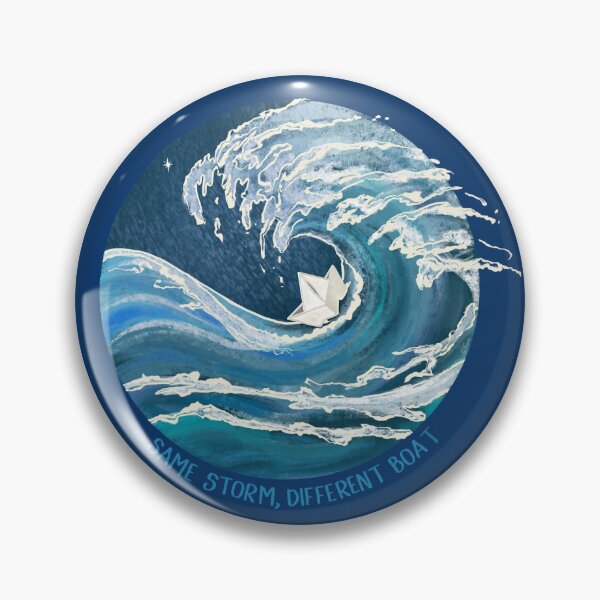 Item preview, Same storm, different boat designed and sold by BryonyDiqueArt.