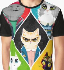 Stranger Cats Graphic T-Shirt