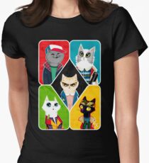 Stranger Cats Women's Fitted T-Shirt