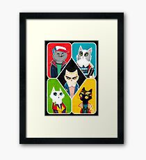 Stranger Cats Framed Print