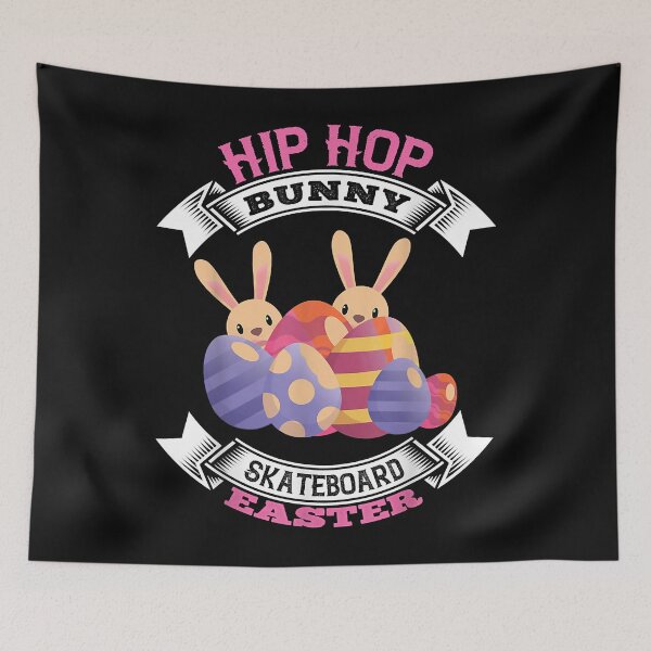Item preview, Hip Hop Bunny Skateboard Easter, Skater Easter Toddler Kids  designed and sold by JamesMalo.