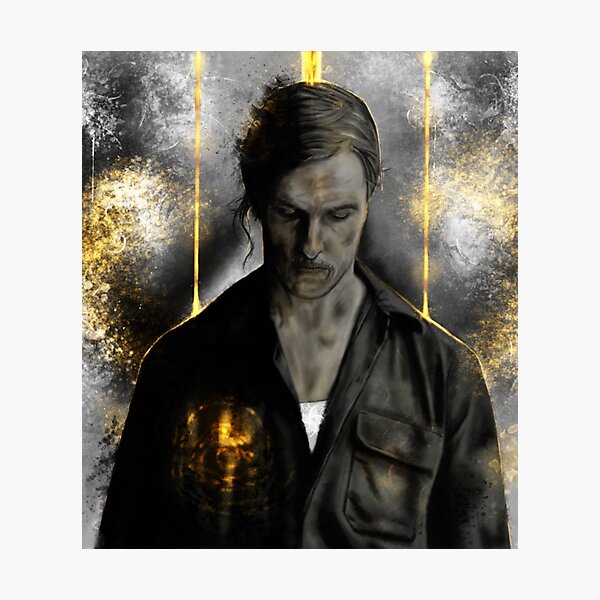 True Detective - Rust Cohle old Photographic Print