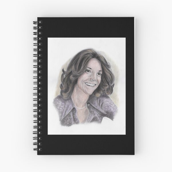 Item preview, Birthday Gift Karen Carpenter Tinted Graphite Portrait Retro Wave designed and sold by LynnHagenes.