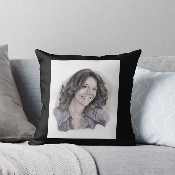 Item preview, Birthday Gift Karen Carpenter Tinted Graphite Portrait Retro Wave designed and sold by LynnHagenes.