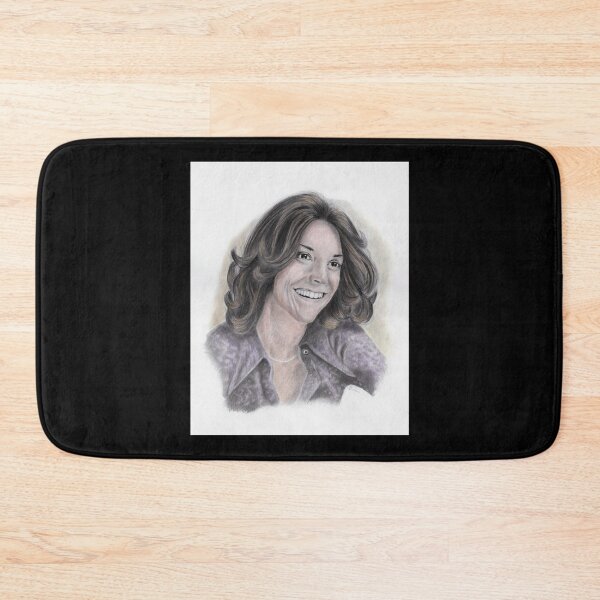 Item preview, Birthday Gift Karen Carpenter Tinted Graphite Portrait Retro Wave designed and sold by LynnHagenes.