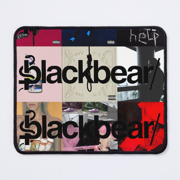 Item preview, blackbear album cover collage transparent logos Essential designed and sold by TroyFerree64.