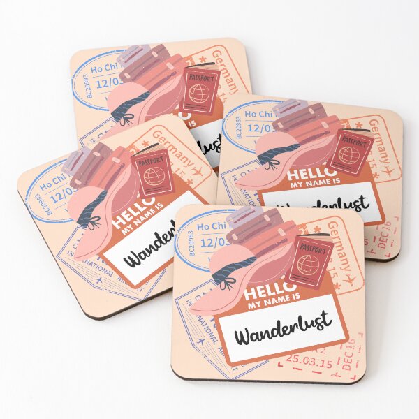 Item preview, Hello, My Name is Wanderlust designed and sold by leBoosh-Designs.
