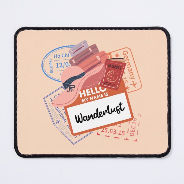 Item preview, Hello, My Name is Wanderlust designed and sold by leBoosh-Designs.