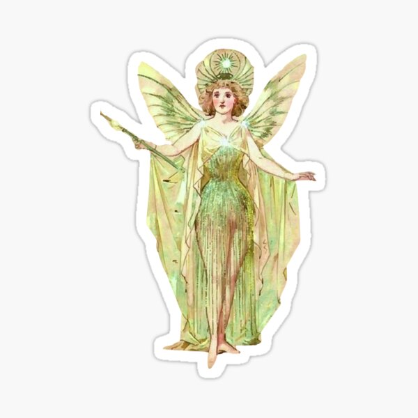 Red Clover Fairy Sticker