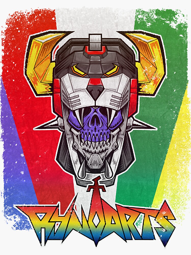 Thumbnail 3 of 3, Sticker, Voltskull with RynoArts logo designed and sold by CrystalSmi3410.