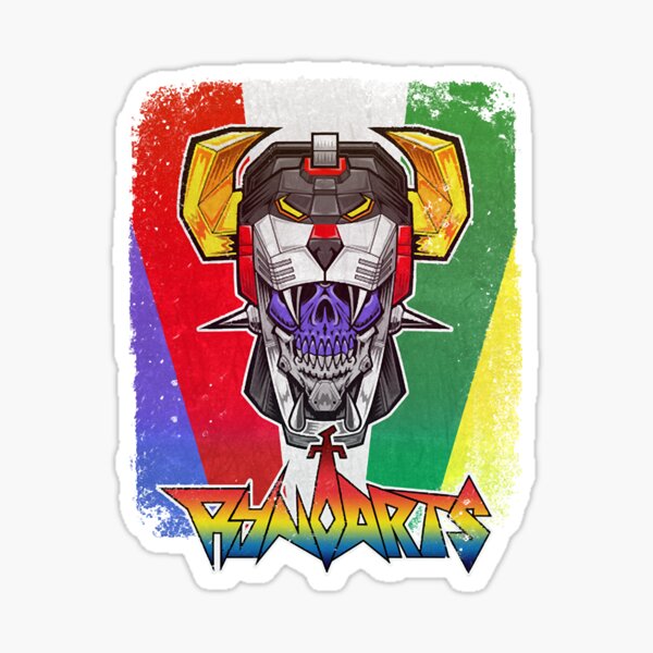 Voltskull with RynoArts logo Sticker