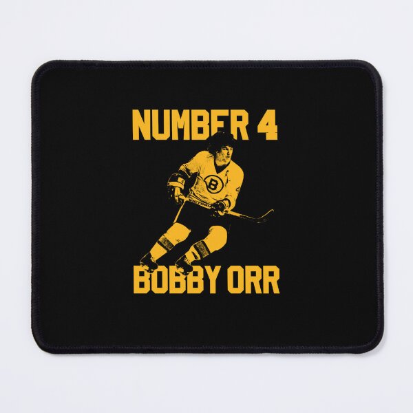 Item preview, Bobby Orr Number 4 - The Yellow Stencil Essential T-Shirt designed and sold by StefanSittinger.