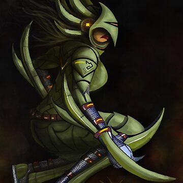 Artwork thumbnail, Green Sparrow by CrystalSmi3410