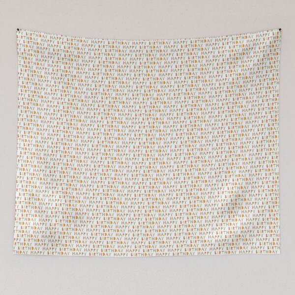 Item preview,  Happy birthday seamless pattern. Colorful  holiday background. designed and sold by illucesco.