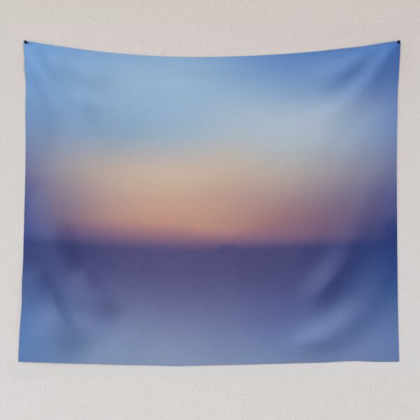 Item preview, Pastel Blurred Sunset Over Calm Sea designed and sold by TeeBeesDesign.