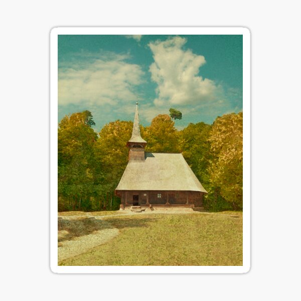 Astra Museum's curch, Sibiu Sticker