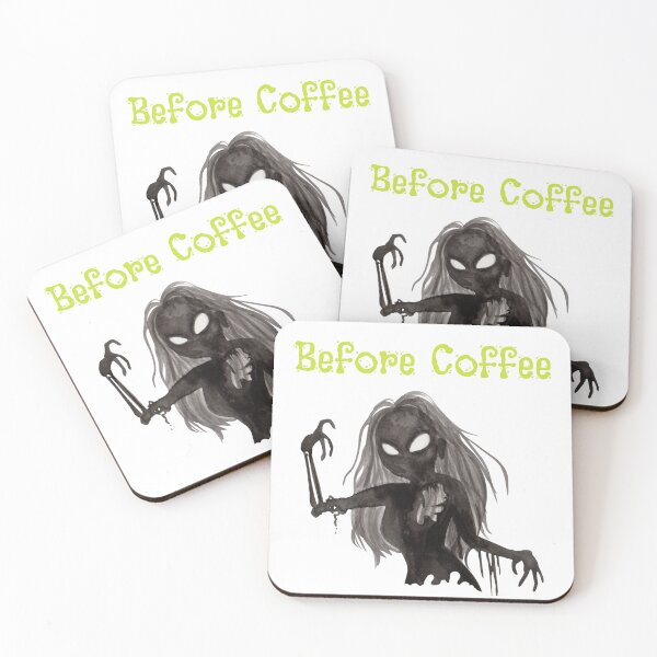 Item preview, Before Coffee Zombie  designed and sold by DanysWorld.