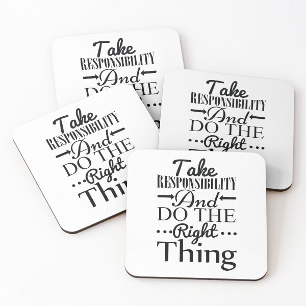 Item preview, take responsibility gift man quote designed and sold by Scelai.