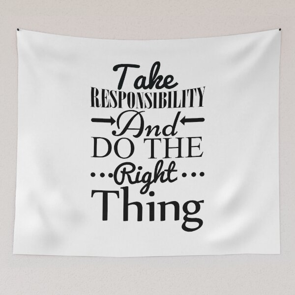 Item preview, take responsibility gift man quote designed and sold by Scelai.