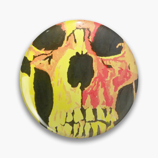 Item preview, Stylised painted skull  designed and sold by ThanatosandCo.